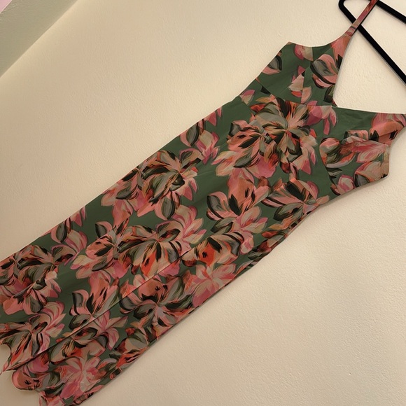 Anthropologie size 14 Hutch Mikayla Sleeveless V-Neck Side-Slit Maxi Dress - Picture 8 of 14